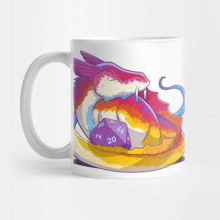 Cloud Dragon d20 Mug